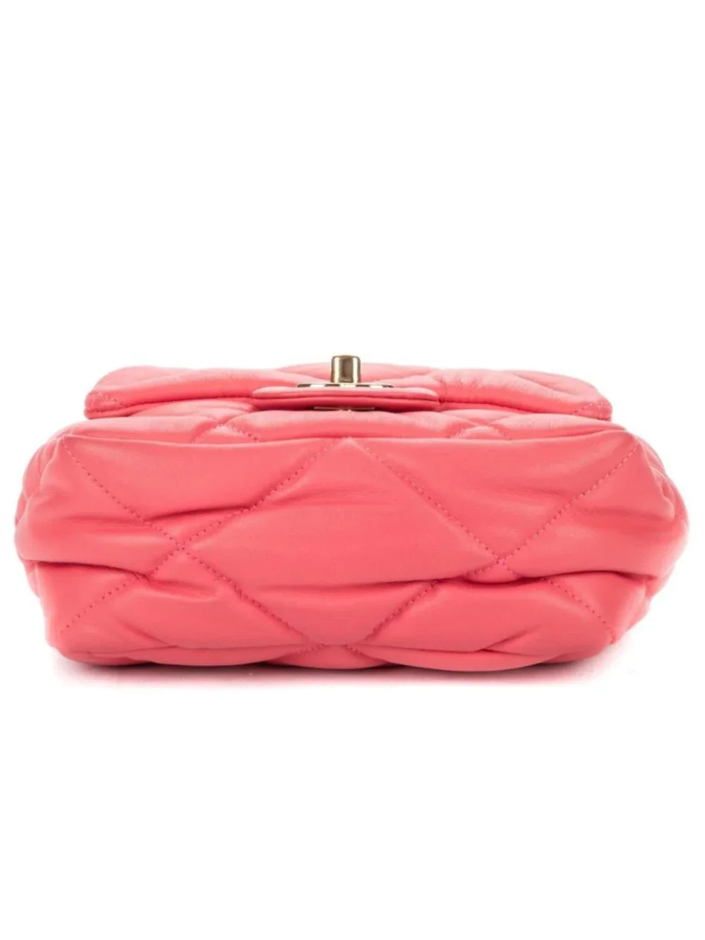 Chanel Mini Classic Chain Crossbody Flap Bag Pink Quilted Lambskin Leather